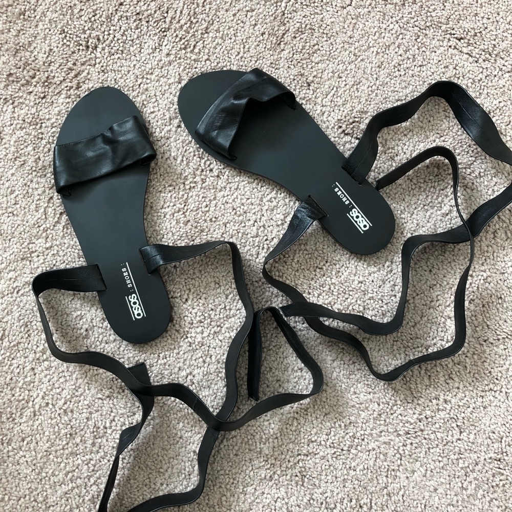 ASOS Lace-Up Sandals - Picture 2 of 4